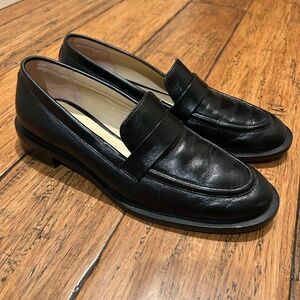 Stuart Weitzman Classic Black Loafers